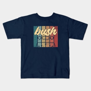 bush cassette retro vintage Kids T-Shirt